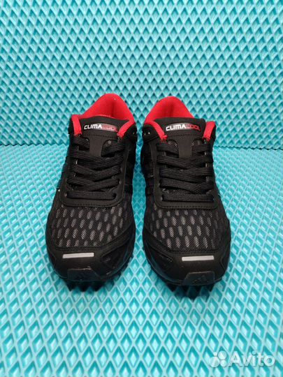 Кроссовки adidas climacool black red сетка 41-45