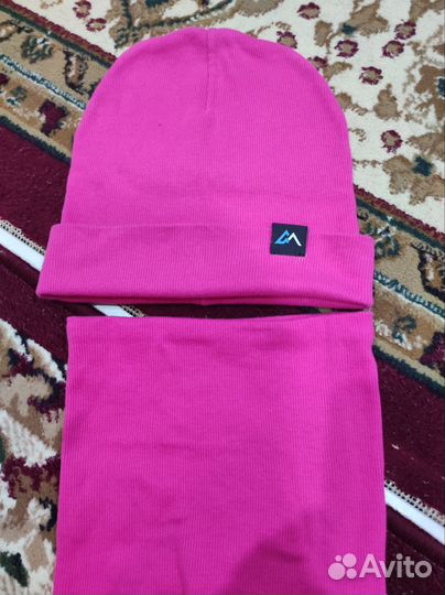 Шапка и снуд для девочки