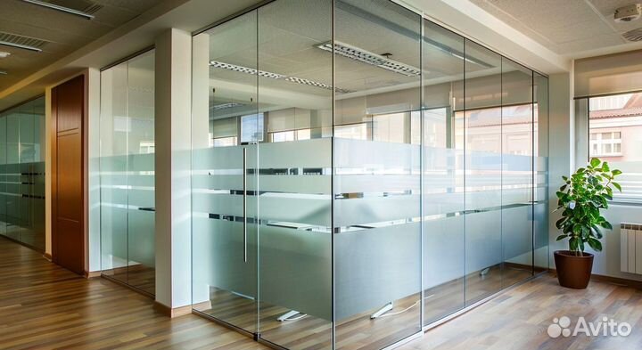 Офисные стеклянные перегородки