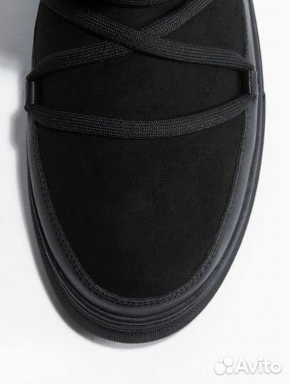 Ботинки женские зимние H&M луноходы размер 35