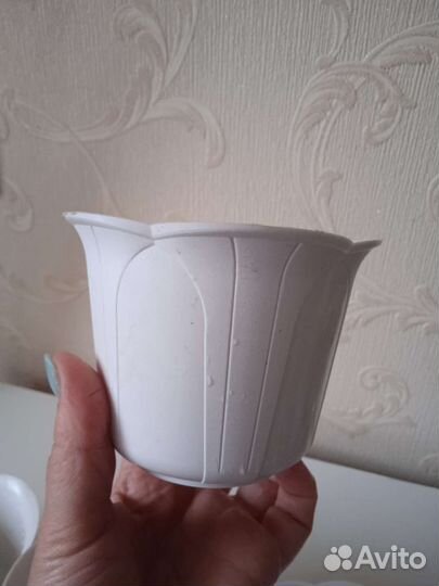 Кашпо для цветов 0.4 5 штук