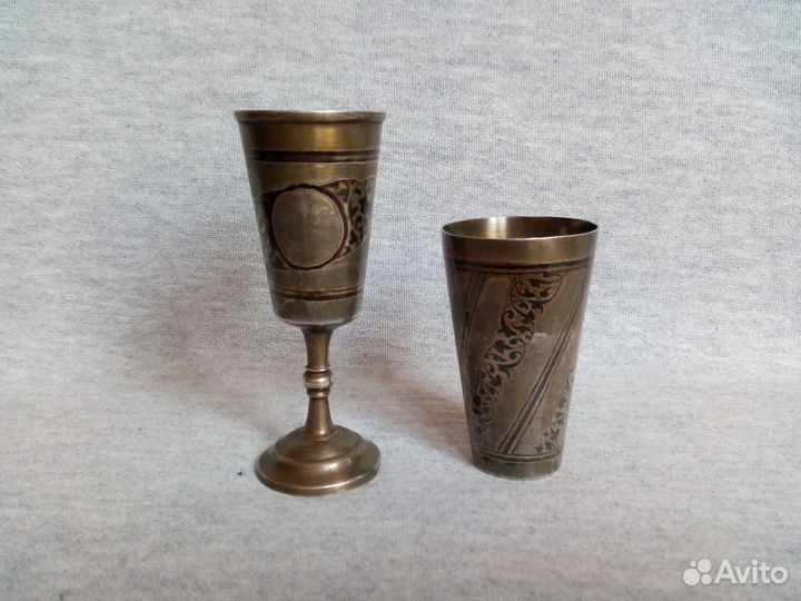 Кубачи рюмка стопка серебро 875 пробы