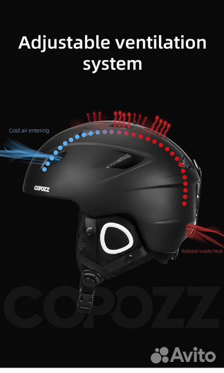 Шлем горнолыжный Copozz, размер L