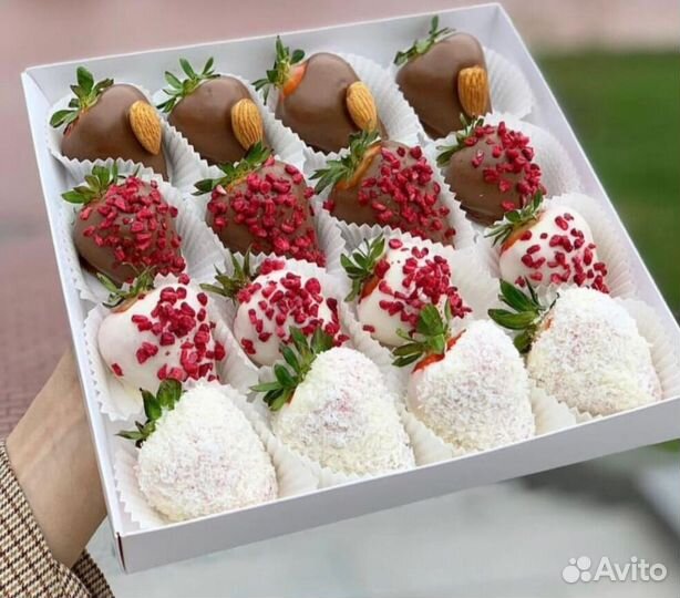 Клубника в шоколаде бокс