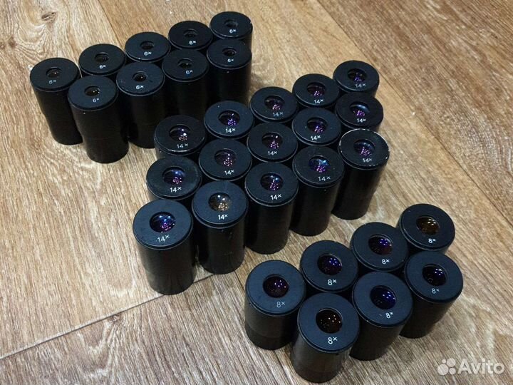 Окуляры на мбс 9-10, 14х 8х 6х