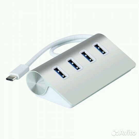 Хаб Type-C ) USB3.0 x 4Port