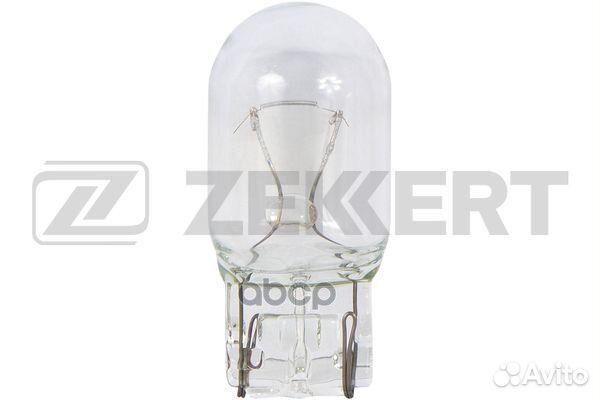 Лампа 12 В W21W 21 Вт W3X16d Zekkert LP1121 Zek