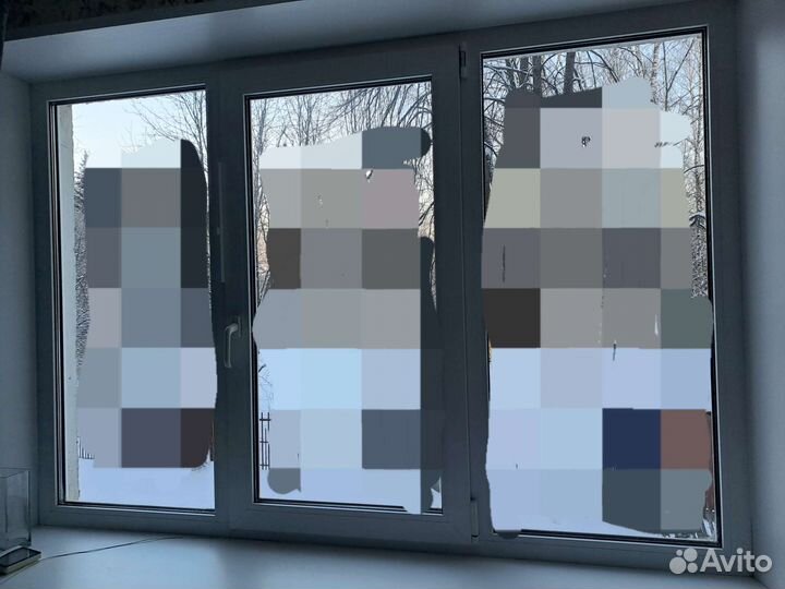 Оконный блок б/у с москиткой