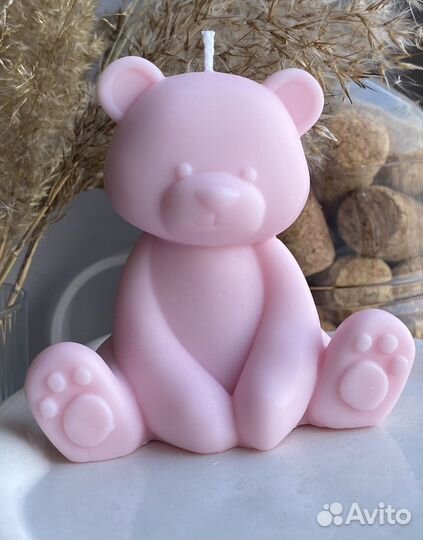 Соевые свечи Мишка Медведь