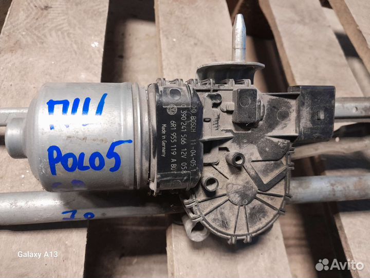 Трапеция дворников Volkswagen polo 5 поло 5 6R