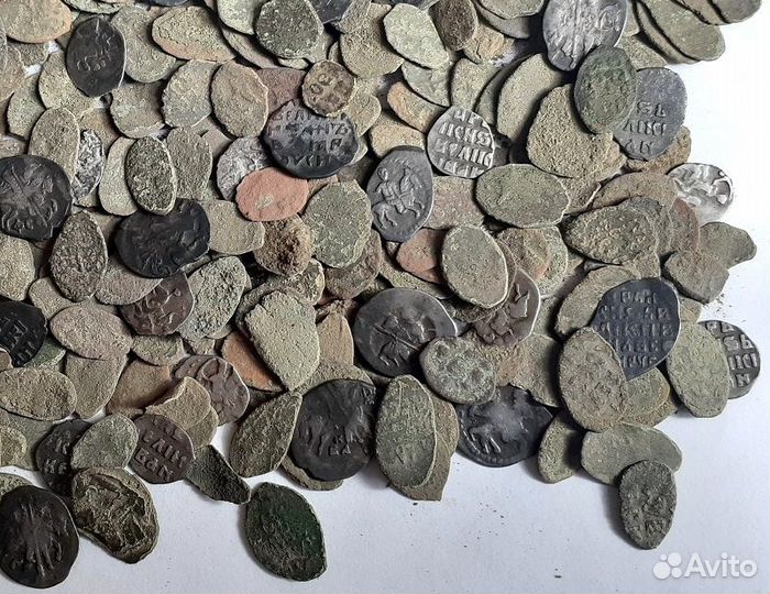 Клад русских монет 16 века. Более 500 шт