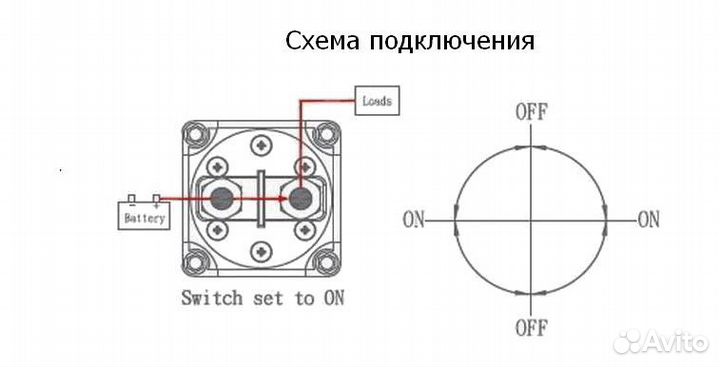 Выключатель массы для лодки