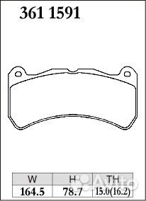 Dixcel Колодки Specom-B перед Subaru WRX STI (VAB)