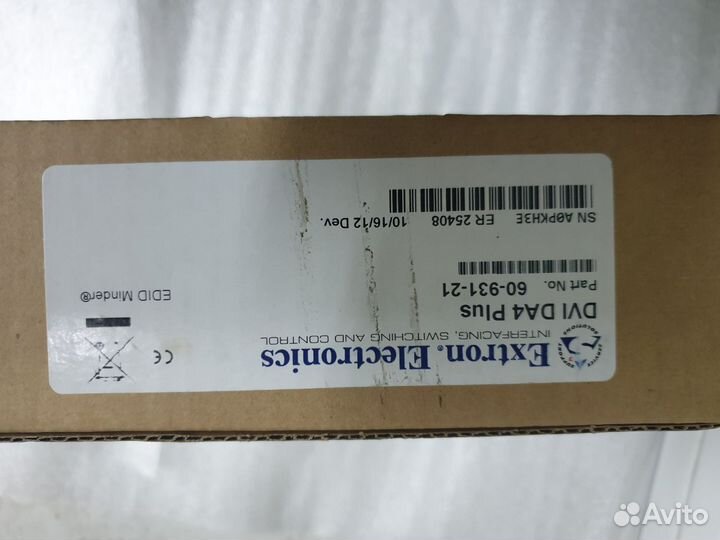 Extron DVI DA4 plus. Распределитель усилитель