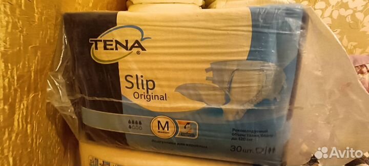 Памперсы Tena slip original размер (L)