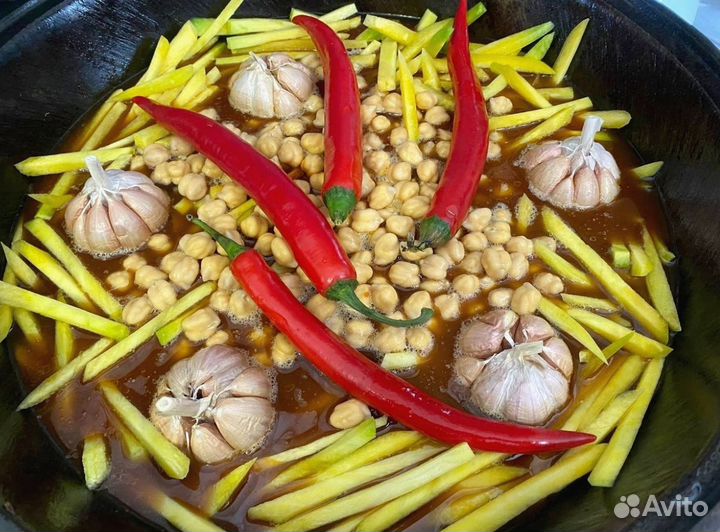 Печка для казана с трубой 2 мм