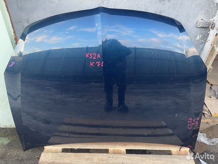 Капот синий оригинал митсубиси лансер 9