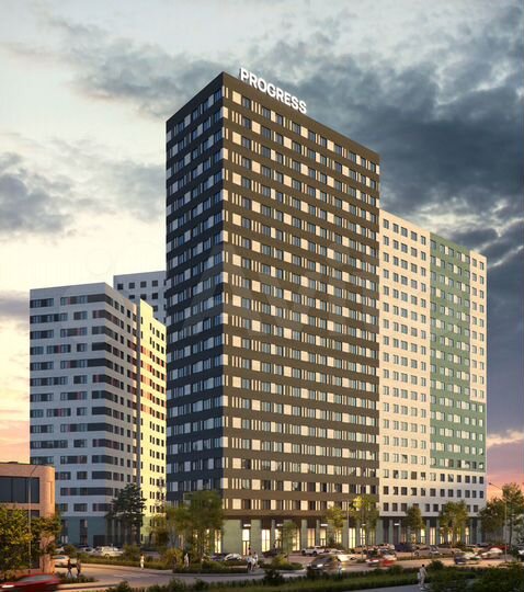 2-к. квартира, 50,5 м², 10/23 эт.