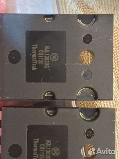 Пары транзисторов njl1302dg njl3281dg