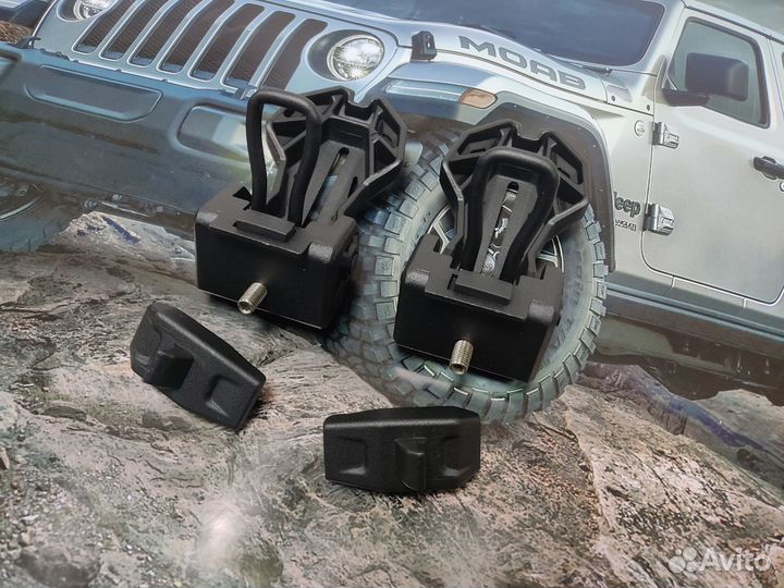 Замок капота Jeep Wrangler JL 2018-2023