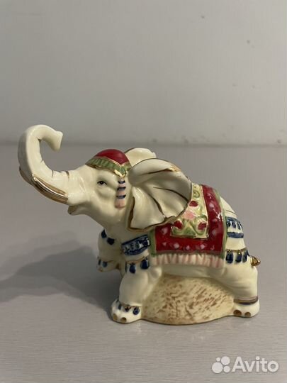 Pavone слон Huda italy голуби ваза фарфор