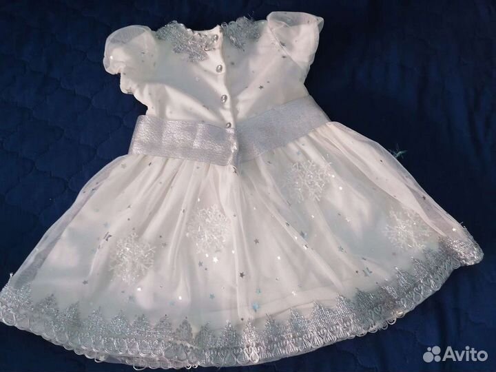 Новогодний костюм Снежинка 80 р