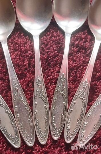 Мельхиоровые столовые ложки 6 штук