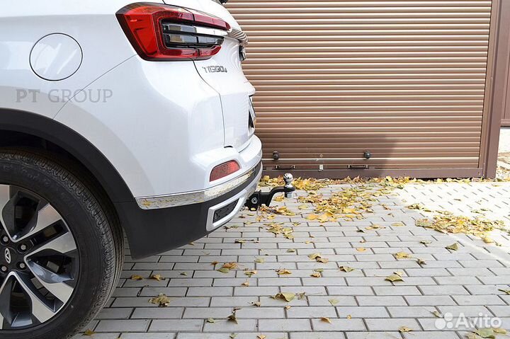 Фаркоп Chery Tiggo 4 2021- съемный квадрат