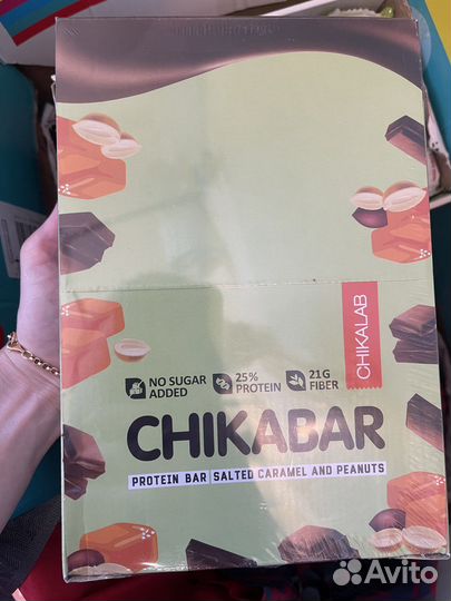 Батончики bombbar chikabar протеиновые