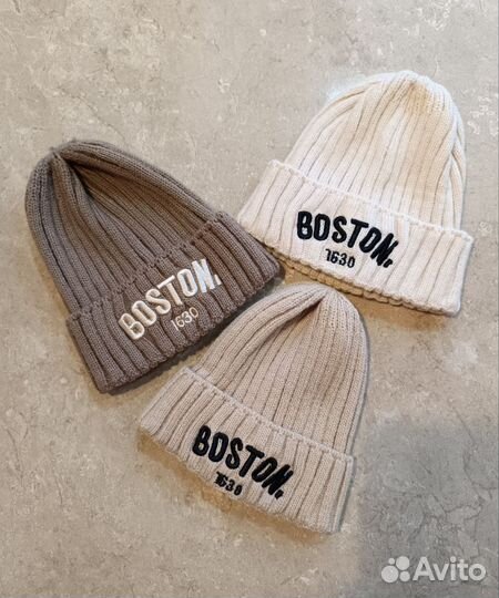 Шапка детская бини boston новая