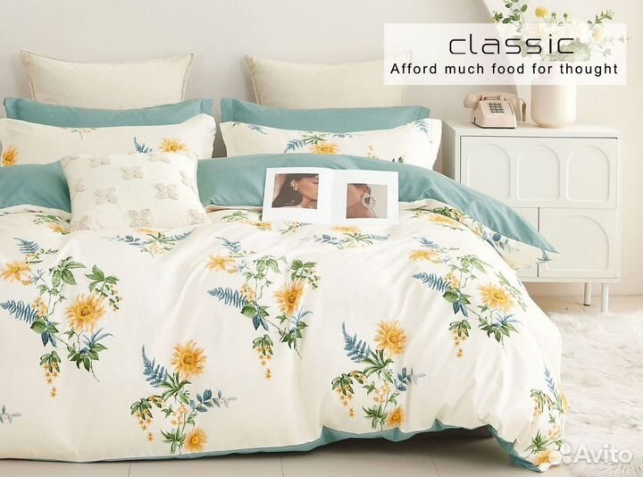 Комплект постельного на резинке, Хлопок