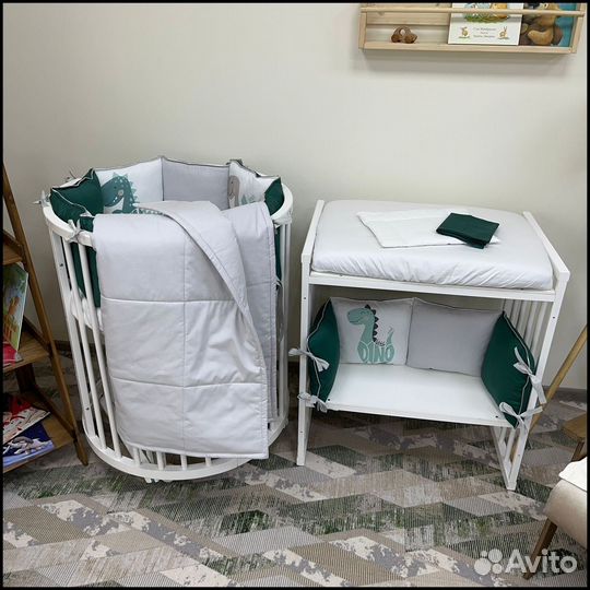 Бортики в детскую кроватку