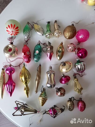 Елочные игрушки СССР