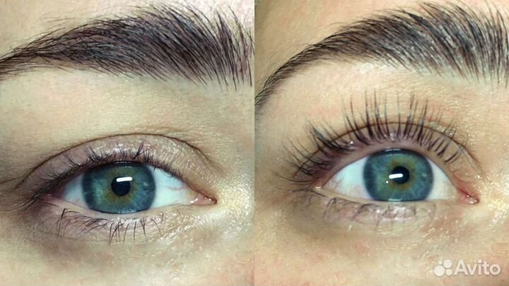 Ламинирование, стрейчинг и ботокс ресниц и бровей