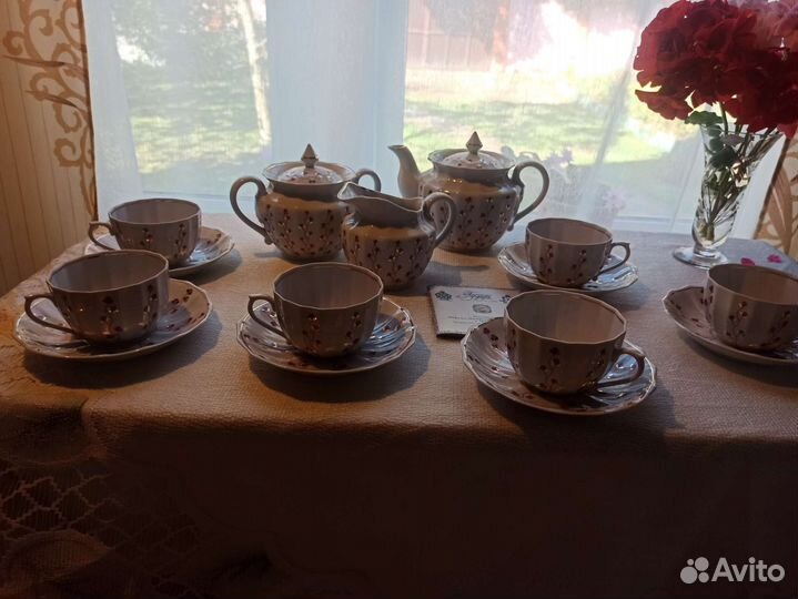 Фарфоровый чайный сервиз. Вербилки