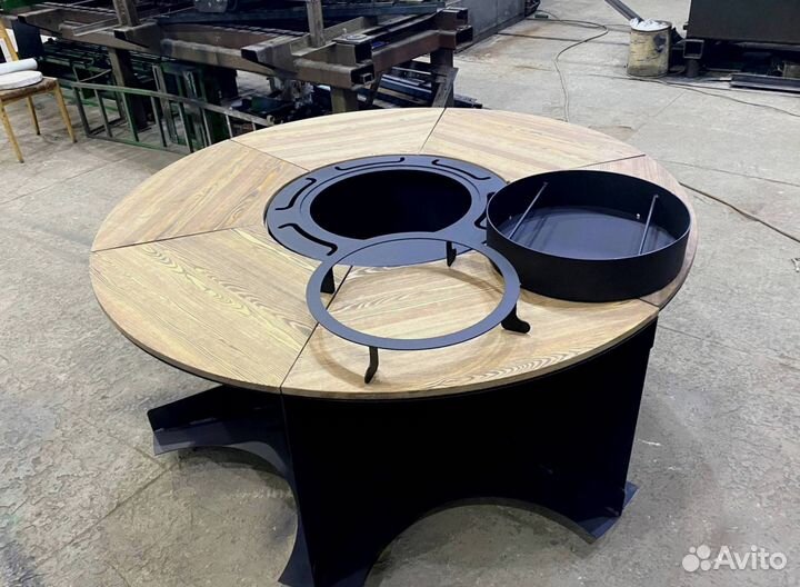 Мангальная зона, гриль стол