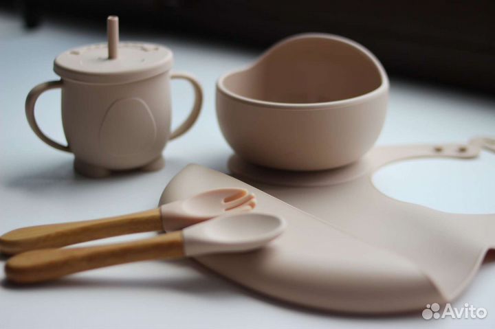 Наборы силиконовой посуды для детей