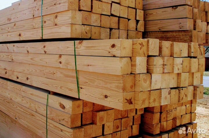 Брус естественной влажности 2 сорт 100х100х6,0