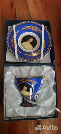 Кружка с блюдцем Royal Porcelain