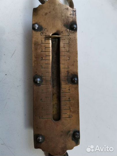 Весы безмен(латунь) старинные- 2 штуки