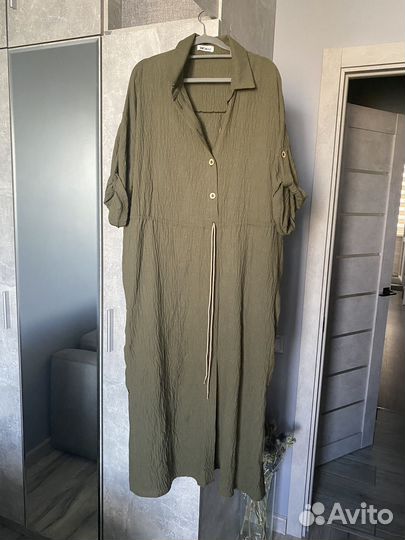 Платье хаки