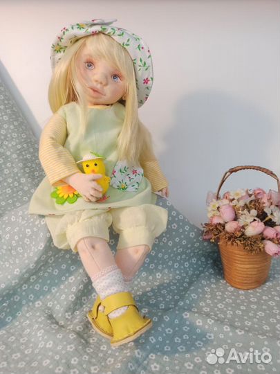 Текстильная кукла ручной работы на заказ