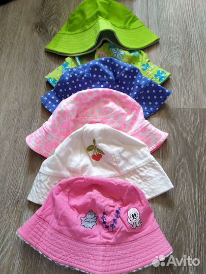 Шапки, кепки, панамки от 1 -5 лет
