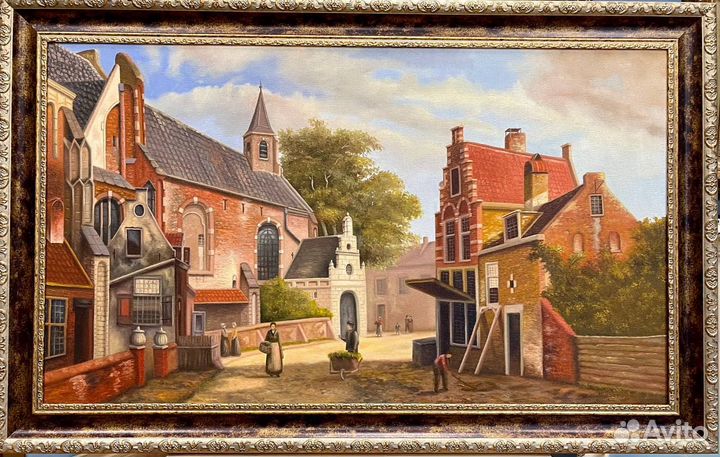 Картина голландский пейзаж “Амстердам