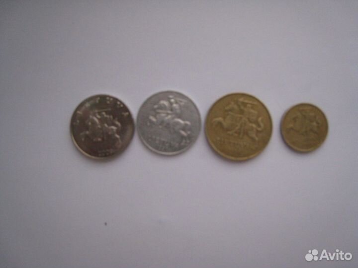 Монеты Латвии Литвы