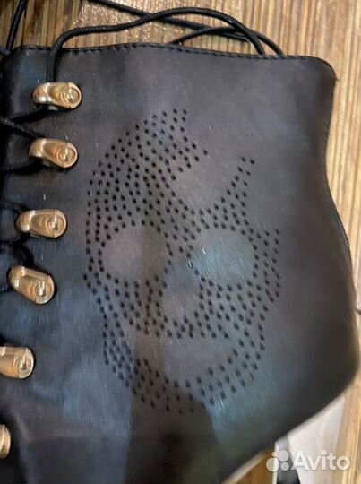 Ботильоны в стиле Philipp Plein