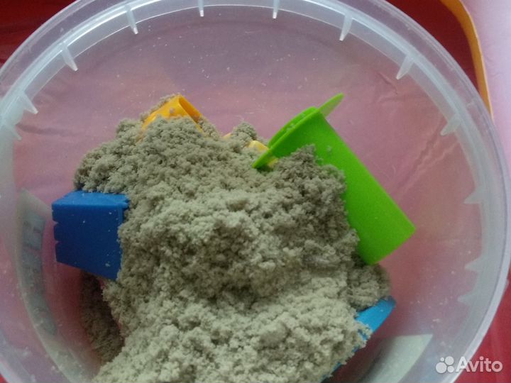 Кинетический песок с формочками