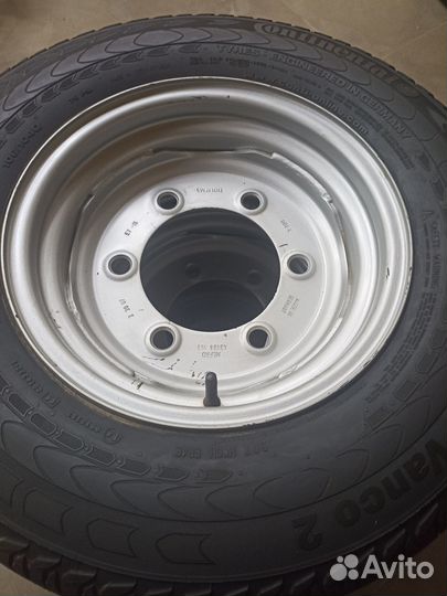 Колёса в сборе 195/75/R14, 6х205 диски+шины