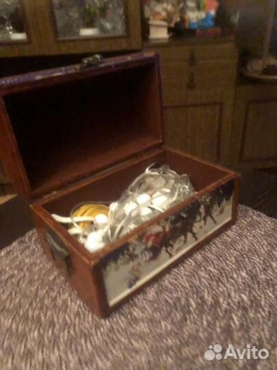 Шкатулка сундук СССР ручная работа
