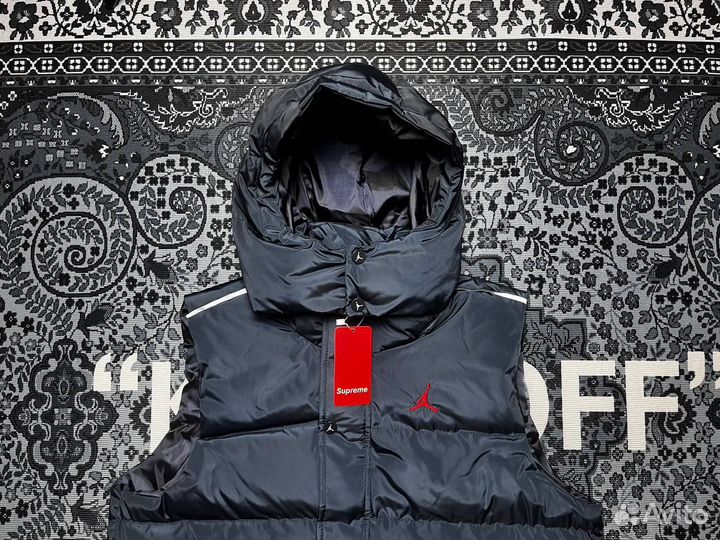 Рефлективный жилет Jordan x Supreme